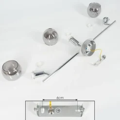 Plafonnier Stranderod Chrome, 3 lumières