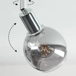 Plafonnier Stranderod Chrome, 3 lumières