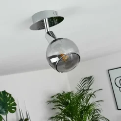 Plafonnier Stranderod Chrome, 1 lumière