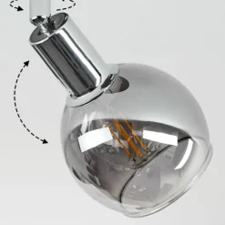 Plafonnier Stranderod Chrome, 1 lumière