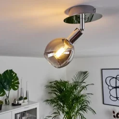 Plafonnier Stranderod Chrome, 1 lumière