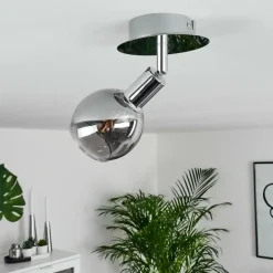 Plafonnier Stranderod Chrome, 1 lumière