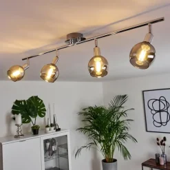 Plafonnier Stranderod Chrome, 4 lumières