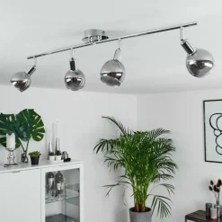 Plafonnier Stranderod Chrome, 4 lumières