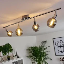 Plafonnier Stranderod Chrome, 4 lumières