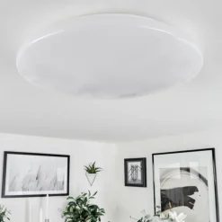 Plafonnier Stungchhveng LED Blanc, 1 lumière