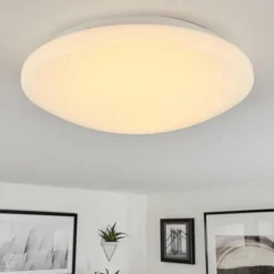 Plafonnier Stungchhveng LED Blanc, 1 lumière