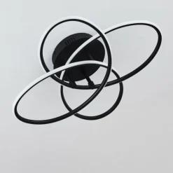 Plafonnier Sucre LED Noir, 4 lumières