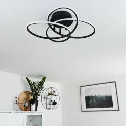 Plafonnier Sucre LED Noir, 4 lumières