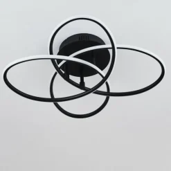 Plafonnier Sucre LED Noir, 4 lumières