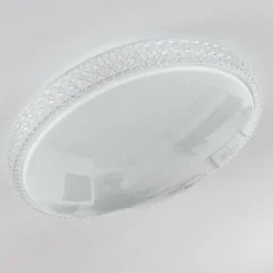 Plafonnier Suno LED Transparent, Blanc, 1 lumière, Télécommandes