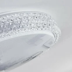 Plafonnier Suno LED Transparent, Blanc, 1 lumière