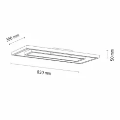 Plafonnier Surisultana LED Écru, 2 lumières