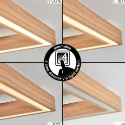 Plafonnier Surisultana LED Écru, 2 lumières