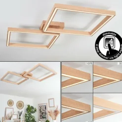 Plafonnier Surisultana LED Écru, 2 lumières