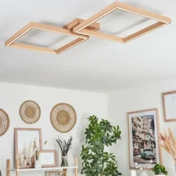 Plafonnier Surisultana LED Écru, 2 lumières