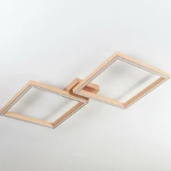 Plafonnier Surisultana LED Écru, 2 lumières