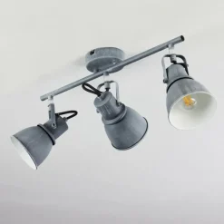 Plafonnier Susu Gris, 3 lumières