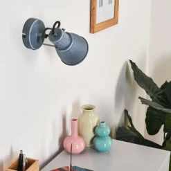 Plafonnier Susus Gris, 1 lumière