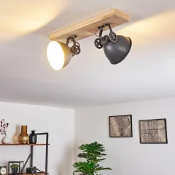 Plafonnier Svanfolk Bleu, Brun, Gris, Blanc, 2 lumières