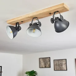 Plafonnier Svanfolk Bleu, Brun, Gris, Blanc, 3 lumières