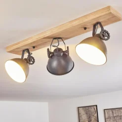 Plafonnier Svanfolk Bleu, Brun, Gris, Blanc, 3 lumières