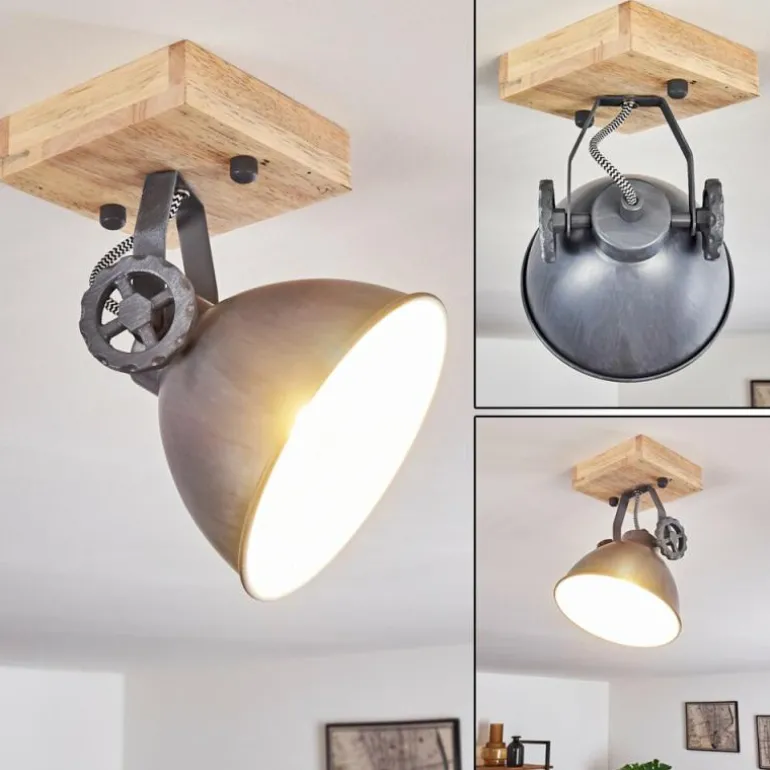 Plafonnier Svanfolk Bleu, Brun, Gris, Blanc, 1 lumière