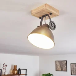 Plafonnier Svanfolk Bleu, Brun, Gris, Blanc, 1 lumière