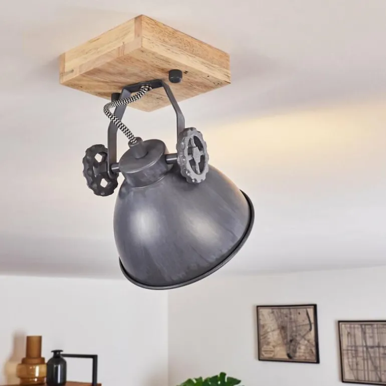 Plafonnier Svanfolk Bleu, Brun, Gris, Blanc, 1 lumière