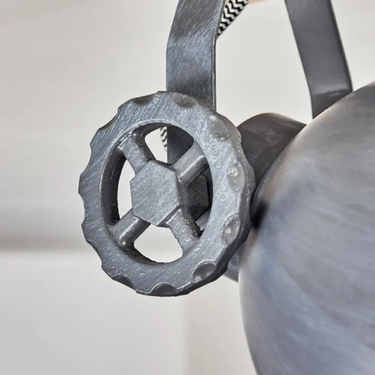 Plafonnier Svanfolk Bleu, Brun, Gris, Blanc, 1 lumière