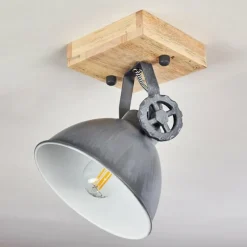 Plafonnier Svanfolk Bleu, Brun, Gris, Blanc, 1 lumière