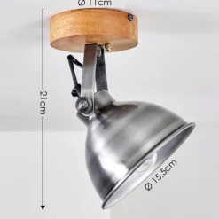 Plafonnier Svanfolk Bois clair, 1 lumière