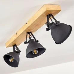 Plafonnier Svanfolk Bois clair, 3 lumières