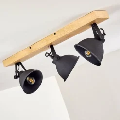 Plafonnier Svanfolk Bois clair, 3 lumières