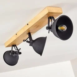 Plafonnier Svanfolk Bois clair, 3 lumières