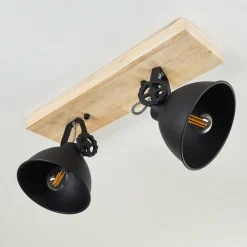 Plafonnier Svanfolk Bois clair, 2 lumières