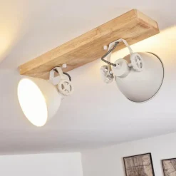 Plafonnier Svanfolk Brun, Blanc, 2 lumières