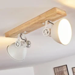 Plafonnier Svanfolk Brun, Blanc, 2 lumières