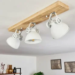 Plafonnier Svanfolk Brun, Blanc, 3 lumières