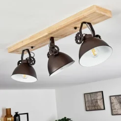 Plafonnier Svanfolk Brun, Noir, Blanc, 3 lumières