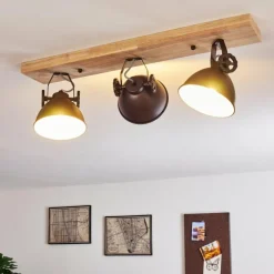 Plafonnier Svanfolk Brun, Noir, Blanc, 3 lumières