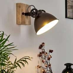 Plafonnier Svanfolk Brun, Noir, Blanc, 1 lumière