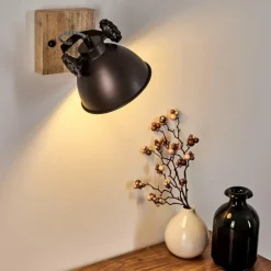 Plafonnier Svanfolk Brun, Noir, Blanc, 1 lumière