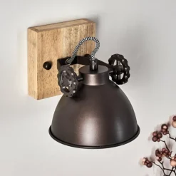 Plafonnier Svanfolk Brun, Noir, Blanc, 1 lumière