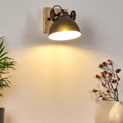 Plafonnier Svanfolk Brun, Noir, Blanc, 1 lumière