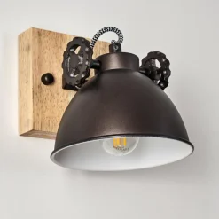 Plafonnier Svanfolk Brun, Noir, Blanc, 1 lumière