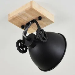 Plafonnier Svanfolk Brun, Noir, 1 lumière