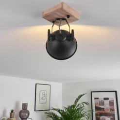 Plafonnier Svanfolk Brun, Noir, 1 lumière