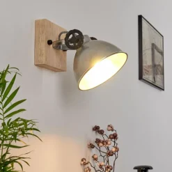 Plafonnier Svanfolk Brun, Noir, Zingué, 1 lumière