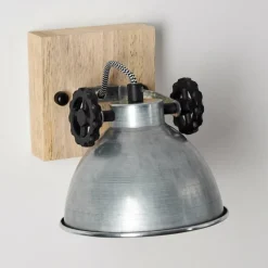 Plafonnier Svanfolk Brun, Noir, Zingué, 1 lumière